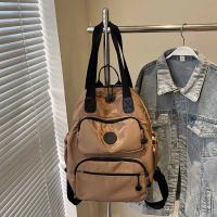 Mochila deportiva de nailon de estilo coreano, bolso de hombro de viaje de nailon de gran capacidad, bolso de mano de Color sólido, bolso de Fitness para ordenador - details 10