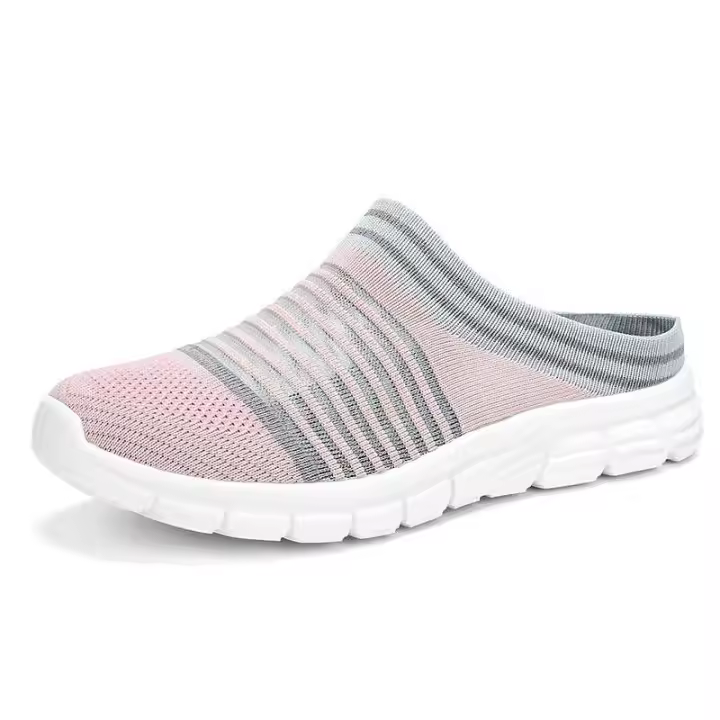 Nuevos zuecos antideslizantes de alta calidad con suela de malla Eva ligera, zapatos de mujer brillantes y brillantes en talla 46 - 1
