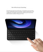 Funda protectora para teclado de tableta Xiaomi MI Pad 6 / 6 Pro, cubierta magnética de latencia Ultra baja, 64 teclas, Inglés - details 2