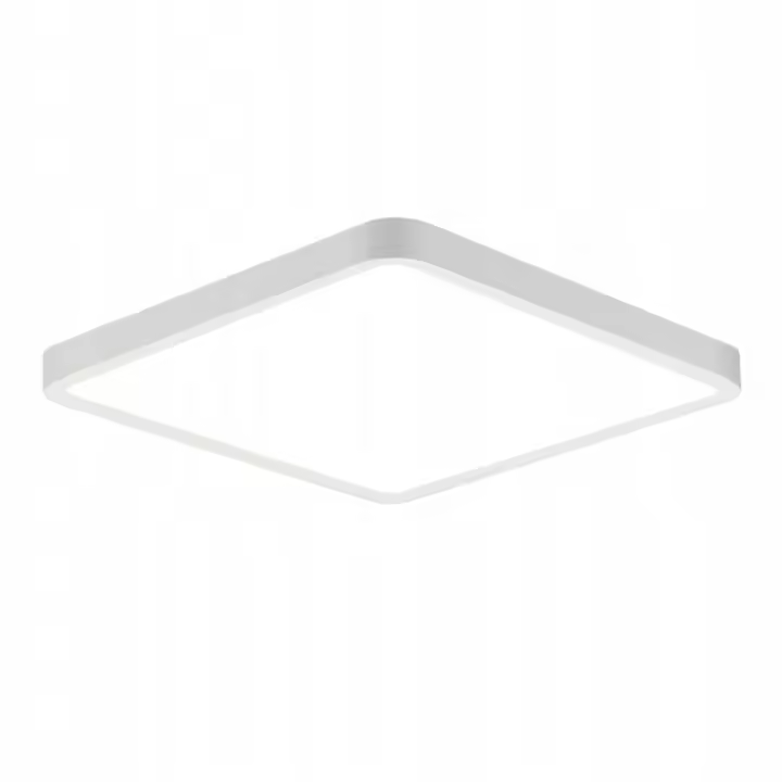 CBJKTX Luz de techo LED plana 23 CM Lámpara de dormitorio Lámpara de baño blanca Lámpara de cocina cuadrada de 18 W Iluminación de techo de dormitorio 3000 K - 1
