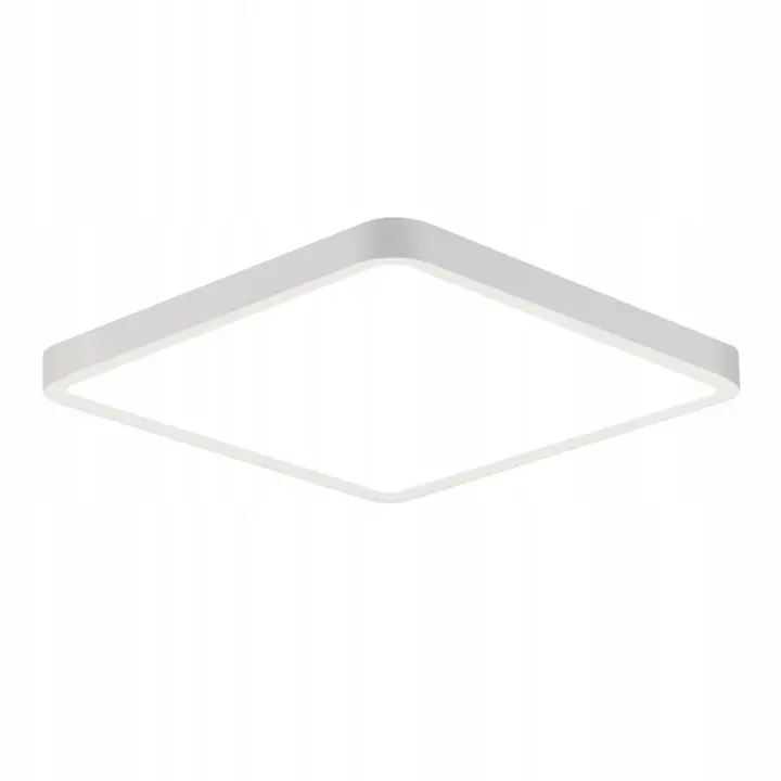 CBJKTX Luz de techo LED plana 23 CM Lámpara de dormitorio Lámpara de baño blanca Lámpara de cocina cuadrada de 18 W Iluminación de techo de dormitorio 3000 K - 1