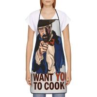 Babero personalizado Breaking Bad Time delantales hombres mujeres Unisex adulto Chef cocina Walter White Tablier cocina jardinería - details 181