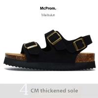 Cómodas mulas de verano de fábrica, zapatillas de corcho antideslizantes, sandalias romanas esmeriladas, parte inferior de playa que combina con todo, parejas de talla grande - details 3