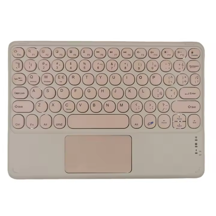 Teclado inalámbrico Bluetooth con panel táctil, Trackpad español para iPad Pro Air, Xiaomi, Huawei, Android, tableta Windows - 1