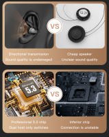 -auriculares inalámbricos con Bluetooth 5,3, audífonos estéreo TWS con Clip para la oreja, Control táctil, auriculares HIFI deportivos para videojuegos y música - details 1