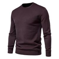 Suéter grueso de cuello redondo para hombre, jersey de punto cansado, tops de otoño e invierno - details 4