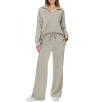 Damas 2 Conjunto2025Sudadera de moda de primavera y otoño，Traje deportivo y de ocio - details 5
