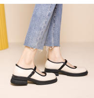 Nuevo Four Seasons Commuter francés boca ligera plataforma tacón zapatos de las mujeres británico pequeño zapatos de cuero - details 6