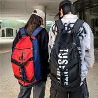 Mochila multifuncional de gran capacidad, mochila deportiva para gimnasio, viaje, bolso de lona impermeable con bolsillo para zapatos independiente - details 22