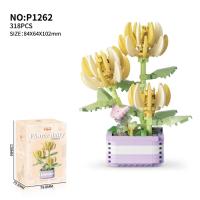 Bloques de Construcción de Cactusas Flor Eterna Bonsái Árbol Jardines Románticos Ladrillos DIY - details 26