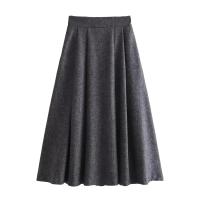Blazer de lana sintética texturizada para mujer, traje con solapa, chaqueta ajustada con una hilera de botones, falda tipo capa plisada de cintura alta, conjunto elegante de invierno - details 21
