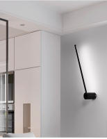 Lámpara de pared Led nórdica moderna, luz larga para el hogar, dormitorio, sala de estar, sofá, fondo, candelabro de pared, accesorio de iluminación - details 4