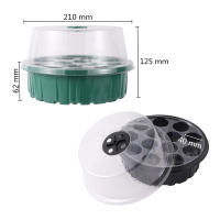 Bandejas de inicio de semillas con luz de cultivo, Kits de Inicio de siembra con cubierta de cúpula de humedad, bandejas de germinación de plantas de jardinería interior - details 1