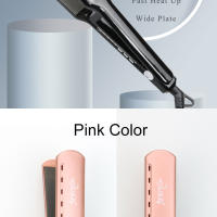 Plancha de pelo profesional, plancha plana con pantalla LED, plancha alisadora de pelo de titanio - details 4