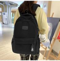Mochila japonesa grande para estudiantes, sencilla y versátil, material de poliéster unisex, decoración de muñecas - details 3