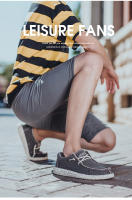 Dude Same Canvas Casual Zapatos de conducción de tela Lefu para hombre grandes - details 14