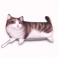 Cute Korean Cat Pencil Case - Student Stationery Bag, Cosmetic Bag, Coin Purse - details 13