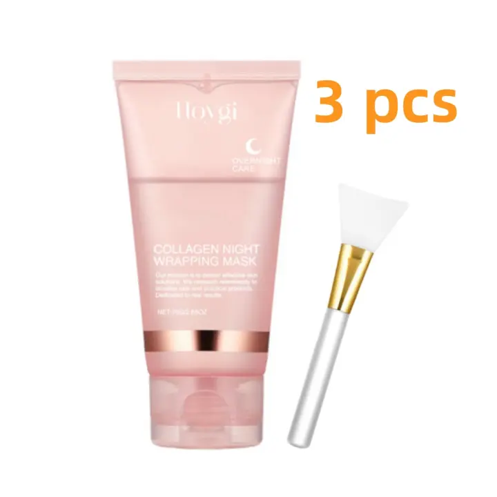 Máscara Exfoliante de Colágeno Hidratado Elástico Para Piel Suave y Lisa Cuidado de Belleza Coreano - 1