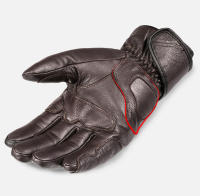 Guantes de cuero Real para motocicleta, impermeables, a prueba de viento, cálidos, transpirables, táctiles, para invierno y verano - details 7