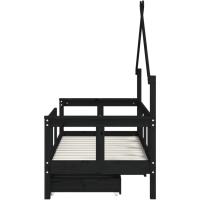 Estructura de Cama Infantil con cajones Madera de Pino 80x160cm - details 62