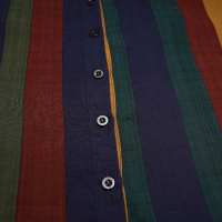 Ropa Árabe Para Hombres Kaftán Islámico De Algodón Con Rayas Traje Dubai Abaya Retro De Verano Y Otoño Estilo Casual - details 18
