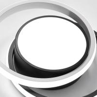 Goeco Lámpara de Techo Redonda LED 32W 2350LM Luz de Techo para Dormitorio Cocina Comedor Pasillo 6500K Material ACRYL Instalación Semi-Flush Mount Eficiencia de Energía - details 3