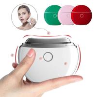 Enmascarador eléctrico Guasha, terapia de luz roja azul, máquina de estiramiento EMS, estiramiento de masas faciales, cuidado de la piel, belleza antiarrugas - details 6