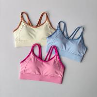Sujetador deportivo para mujer, Push Up, acolchado, ajuste, entrenamiento para correr, entrenamiento, sujetadores de Yoga, Tops cortos cruzados en la espalda, ropa interior deportiva - details 26