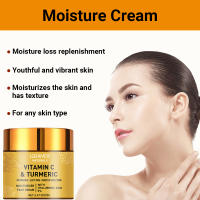 Crema facial de cúrcuma y vitamina C, Retinol, humectante reafirmante, hialurónico, aclarante, reparador, cremas blanqueadoras para el cuidado de la piel suave - details 1