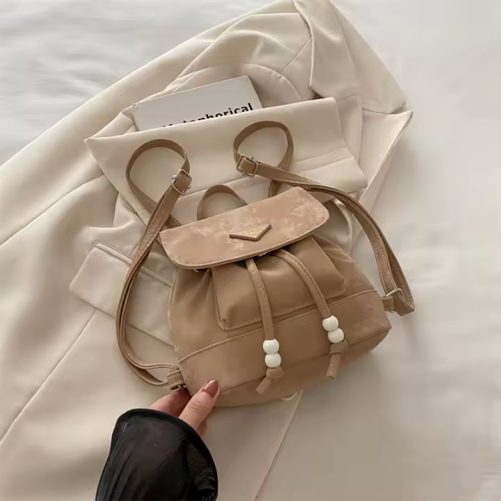 Mochila para niñas, nuevo diseño de moda de otoño 2024, nicho, Mini, ligera, bonita mochila de compras - 1