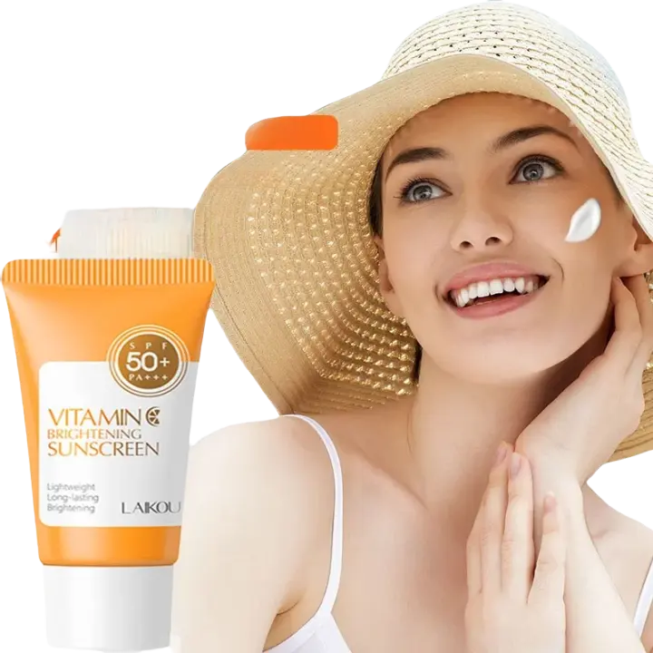 LAIKOU Protector solar de protección múltiple para la cara crema protectora UV SPF50 + crema hidratante Protector solar impermeable para la cara 30g - 1