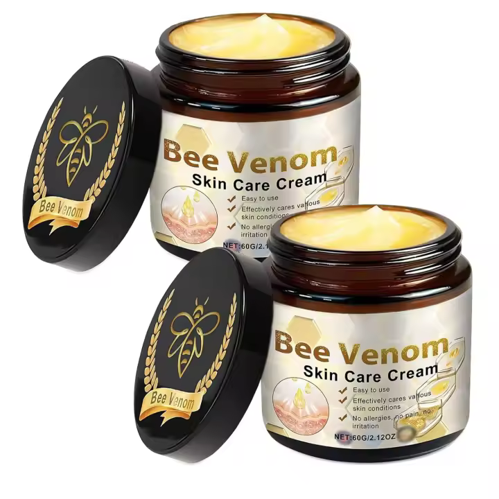 Tratamiento Crema de veneno de abeja, tratamiento de verrugas y lunares, eliminación y reparación natural para todo tipo de piel (2 unidades) - 1