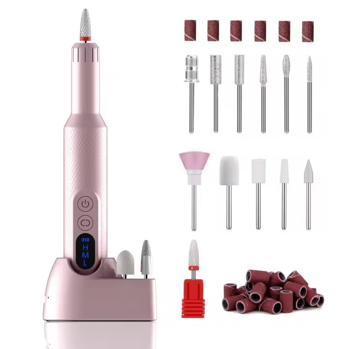 Máquina pulidora de uñas eléctrica inalámbrica, portátil, profesional, manicura - 1