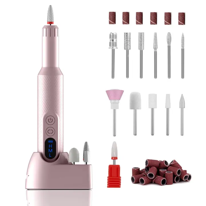 Máquina pulidora de uñas eléctrica inalámbrica, portátil, profesional, manicura - 1