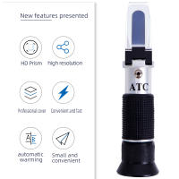 Refractómetro de azúcar ATC Brix, medidor de alta concentración, densímetro para fruta, salsa, jugo, mermelada, bebidas, 28-62% - details 1