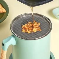 Olla de filtro de aceite de gran capacidad, contenedor de almacenamiento, colador, bandeja, filtro de aceite, hogar, nuevo, 1.4L, 1.7L - details 5