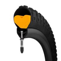 Almohadilla para neumático de bicicleta, revestimiento para neumático, almohadilla antidesgaste para tubo interior de bicicleta, almohadilla de protección para neumático exterior de bicicleta con círculo de vacío de 26/27, 5 pulgadas - details 8