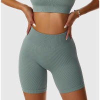 Conjunto de Yoga Sin Costuras para Mujeres Ropa Deportiva de Gimnasio de Cintura Alta - details 4