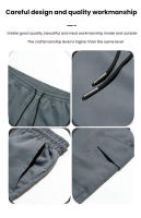 Pantalones de hombre de talla grande para las cuatro estaciones con múltiples bolsillos, diseñados en tejido de sarga, ideales para salidas informales. - details 2