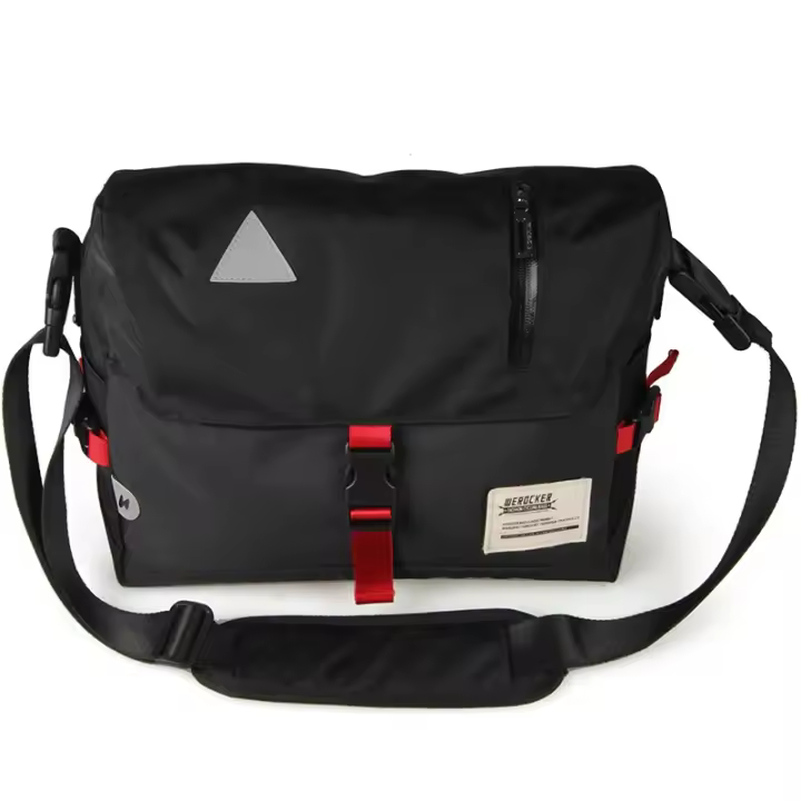 Bandolera clásica de lona, bolso de hombro resistente al agua, de 13 pulgadas para ordenador portátil, para viajes, tr - 1