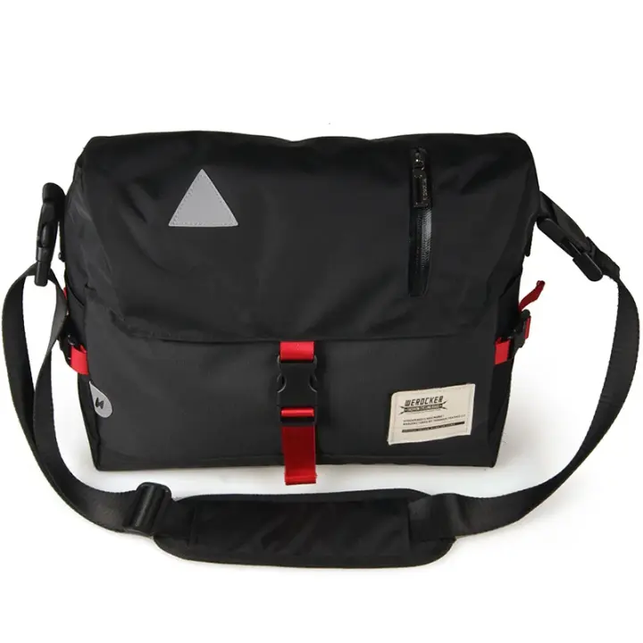 Bandolera clásica de lona, bolso de hombro resistente al agua, de 13 pulgadas para ordenador portátil, para viajes, tr - 1