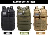 Mochila Táctica Impermeable de 50L Diseño Sólido de Nylon Ideal para Senderismo, Camping, Deportes de Aire Libre y Actividades al Aire Libre - details 5