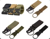 Cinturón táctico con hebilla magnética para hombre, cinturón elástico de liberación rápida, cinturón informal de nailon para pantalones de entrenamiento - details 7