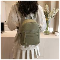 Nueva mochila para mujer 2025 mochila pequeña para mujer de color sólido bolso de viaje personalizado de moda versión coreana para mujer - details 20