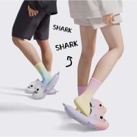 Zapatillas de sandía para hombre y mujer, chanclas planas informales con dibujos animados de tiburón Eva, Chanclas de playa, novedad de verano - details 51