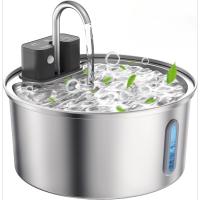 Fuente de Agua para Gatos Inalámbrica 108oz/3.2L Operada por Batería de Acero Inoxidable - details 0