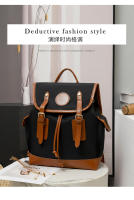 Mochila de lona vintage para mujer, mochila de viaje informal de gran capacidad, mochila escolar para estudiantes universitarios - details 5