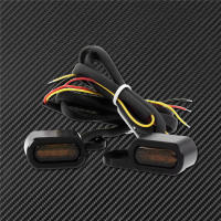 Intermitente LED ámbar para motocicleta, luz de marcha para Harley Touring Electra Glide Road Glide 09-17, Softail Slim FLS, 2 uds. - details 25