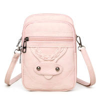 Bolso cruzado para mujer, bolso de hombro con nueva textura, bolso para teléfono móvil, bolso pequeño retro de cuero suave y elegante a la moda para maduras - details 1