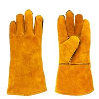 Soft Welding Gloves Anti-scalding Heat Resistant Gardening Safety Gloves Durable Protective Leather Working Gloves Farms - details 3